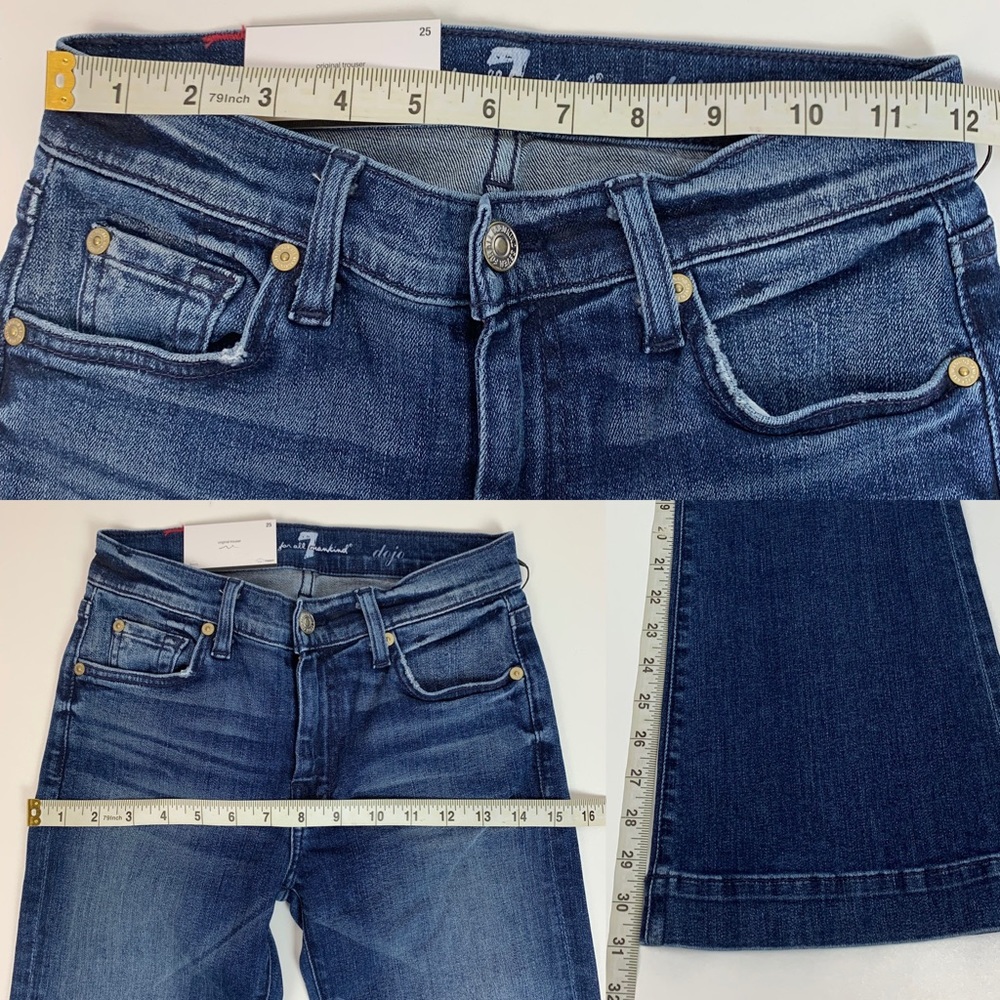 7 For All Mankind Dojo Tailor less Jeans - Picture 6 of 8